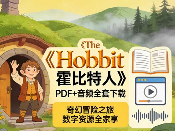 儿童奇幻小说《the Hobbit 霍比特人》pdf+音频全套下载
